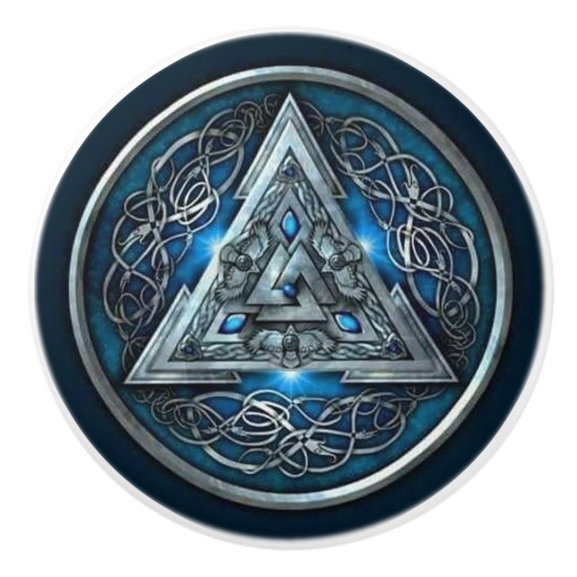 Porte de conception ou bouton celtique de tiroir (Devant)