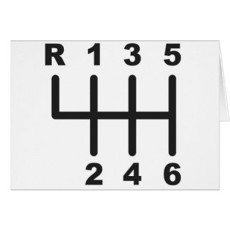 Porte de décalage de 6 vitesses