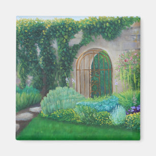 Porte de jardin, aimant anglais de