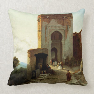 Porte de Justice, Alhambra, Granada (Öl auf Kissen