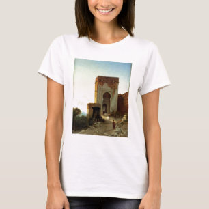 Porte de Justice, Alhambra, Granada (Öl auf Leinwa T-Shirt