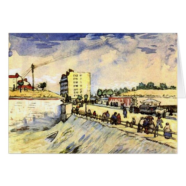 Porte de Paris Ramparts Van Gogh Art (Devant Horizontal)