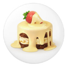 Bouton de tiroir à gâteau