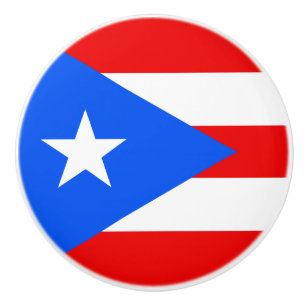 Porte En Céramique Drapeau de bouton de Porto Rico