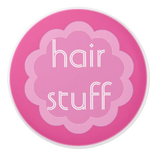 Porte En Céramique Organisme de soins des cheveux bouton de fleur ros
