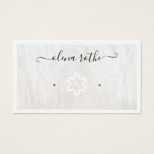 Porte-étendard en bois blanc de vacances Calli