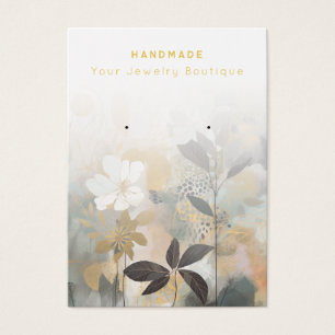 Porte Fleurs Abstraites Bijoux Cartes d'affichage