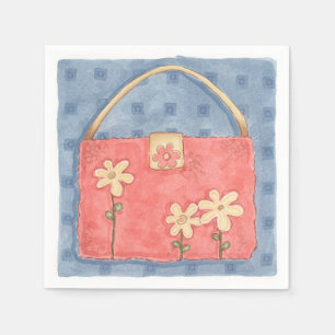 Porte-monnaie rose - serviettes en papier