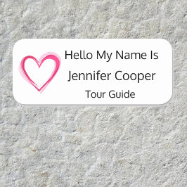 Porte-nom Ajouter votre logo Nom de texte personnalisé Balis