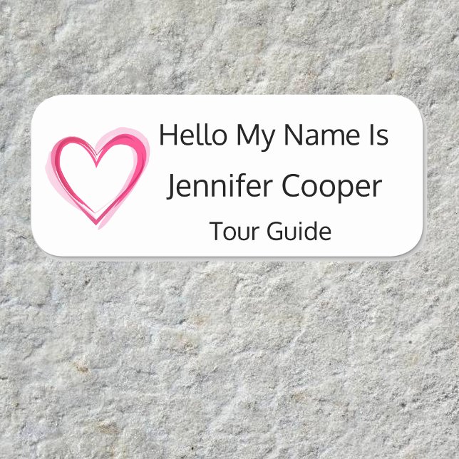 Porte-nom Ajouter votre logo Nom de texte personnalisé Balis (Créateur téléchargé)