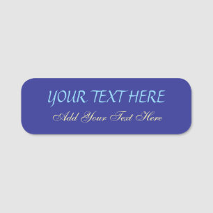 Porte-nom Ajouter votre propre texte Slogan minimaliste mode