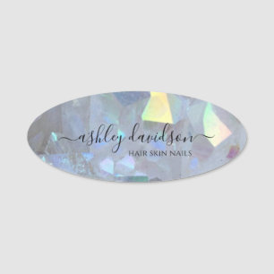 Porte-nom Angel Aura Quartz Business Professional Nom Balise