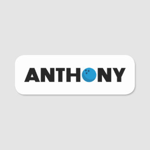 Porte-nom Anthony bowling nom tag