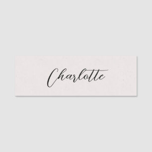 Porte-nom Arrière - plan de texture simple gris classique
