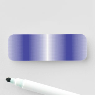 Porte-nom arrière - plan rayé bleu et blanc