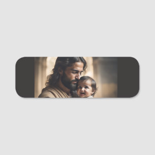 Porte-nom art de Jésus