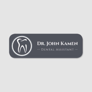 Porte-nom Assistant dentaire Logo des dents