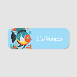 Porte-nom Assortiment de poisson tropical Thunder_Cove