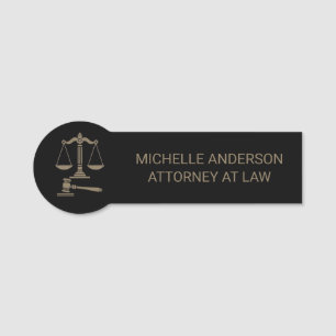 Porte-nom Avocat professionnel branché