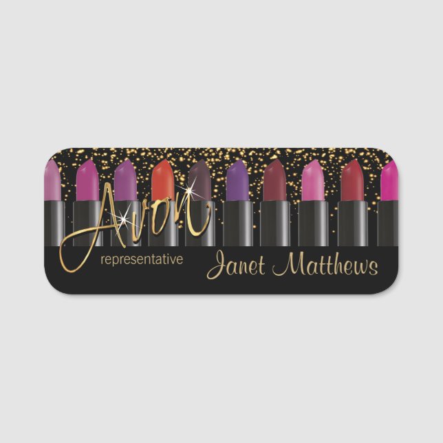 Porte-nom Avon Représentant indépendant (Devant)
