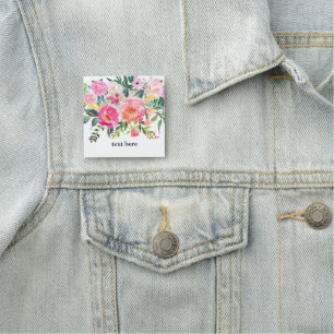 Porte-nom balise boho floral Classic Name