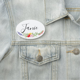 Porte-nom Balise de nom du fleur sauvage