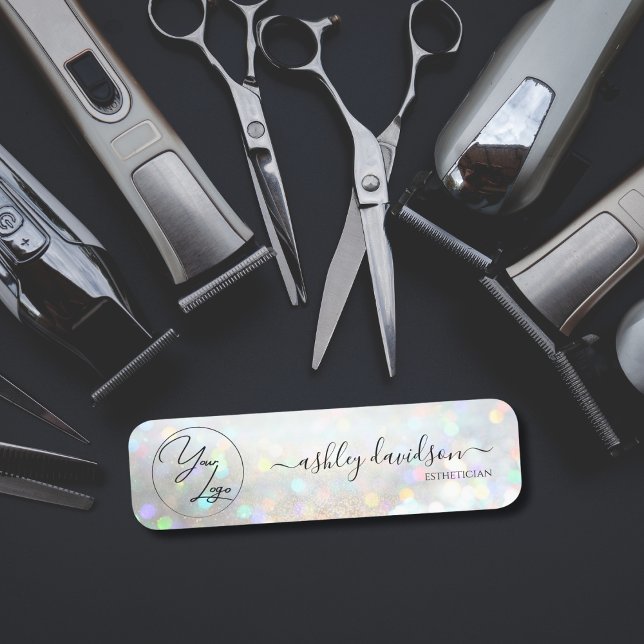 Porte-nom Balise de nom du logo commercial parties scintilla (Créateur téléchargé)