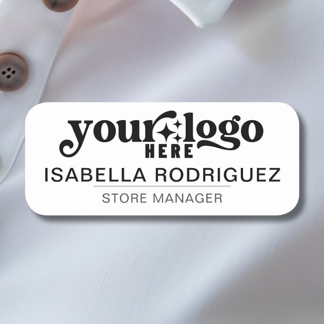 Porte-nom Balise de nom du module d'attache magnétique du lo (Custom Company Logo Magnetic Fastener Name Tag)