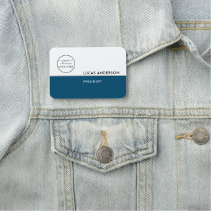 Porte-nom Balise de nom en plastique Balise magnétique ou b