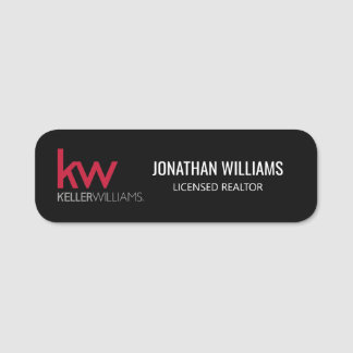 Porte-nom Balise de nom Keller Williams