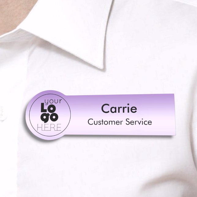 Porte-nom Balise de nom violet violet violet métallique du l (Créateur téléchargé)