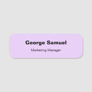 Porte-nom Balise Nom classique de l'employé d'entreprise sim