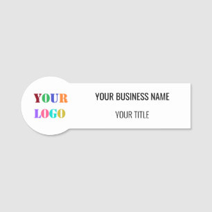 Porte-nom Balise Nom de l'entreprise personnalisée