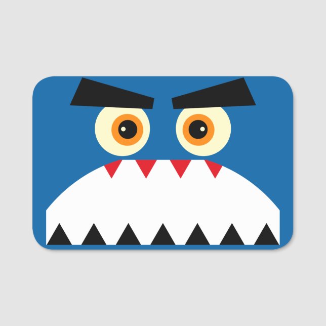 Porte-nom Balise Nom du monstre (Devant)