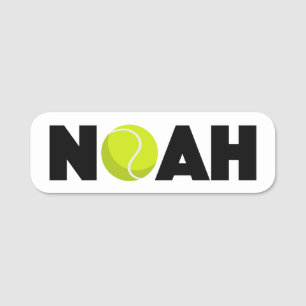 Porte-nom Balise Nom du tennis de Noah