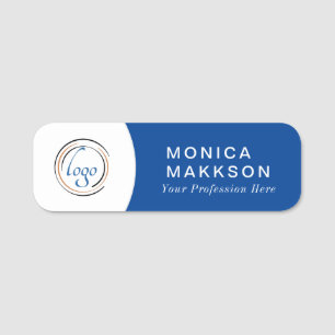 Porte-nom Balise Nom, Logo Et Nom Moderne