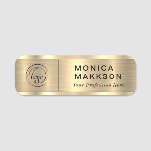 Porte-nom Balise Nom, Logo Et Nom Moderne