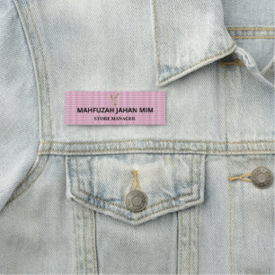 Porte-nom Balises de nom magnétique et insignes d'événement