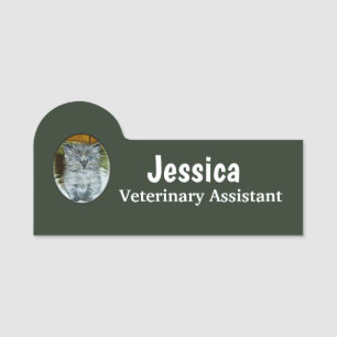 Porte-nom Balises de nom personnalisé de chat mou