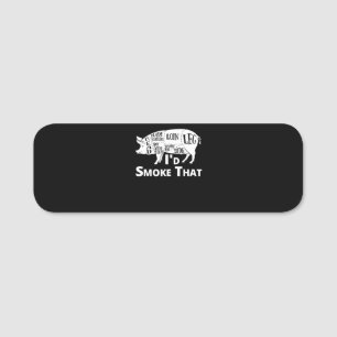 Porte-nom BBQ BBQ Grill Pig Pork Id Fumer Qui Cadeaux