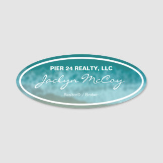 Porte-nom Beach Nametag