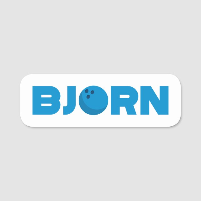 Porte-nom Bjorn (Devant)