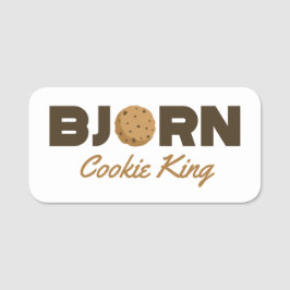 Porte-nom Bjorn cookie King