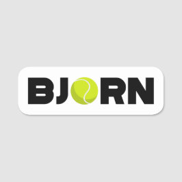 Porte-nom Bjorn Tennis