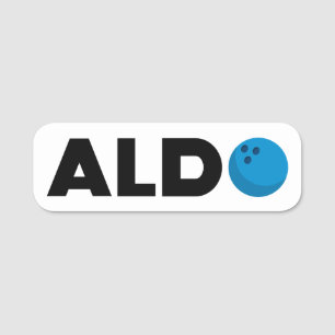 Porte-nom Boule Aldo