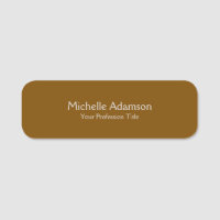 Brown Professionnel Plain Moderne