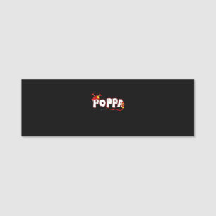 Porte-nom Cadeau pompier Cadeaux Pompiers Poppa