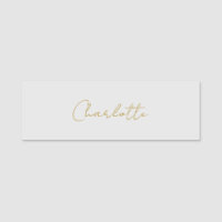 Calligraphie or couleur gris Personnalisé Edition