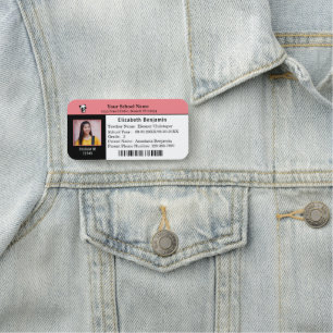Porte-nom Carte d'identité enfant École personnalisée