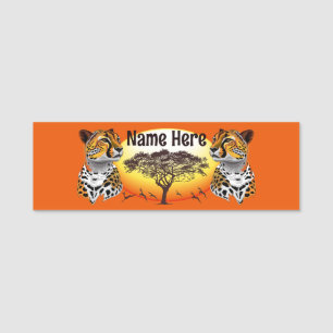 Porte-nom Cheetah African Feline Wild Animal